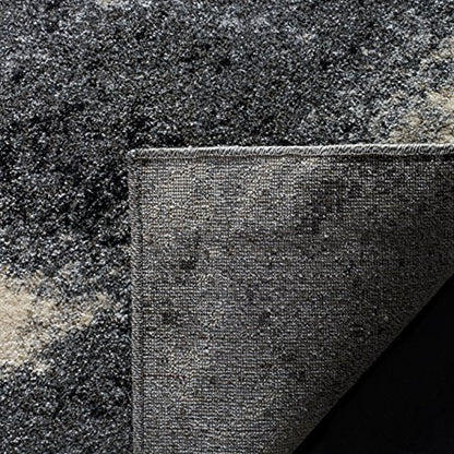 SAFAVIEH Retro Collection Runner Rug - 2'3" x 11', Grey & Ivory, Modern Abstract Design, Non-Shedding & Easy Care, Ideal for High Traffic Areas in Living Room, Bedroom (RET2891-8012)