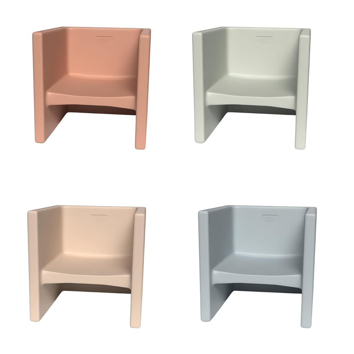 3-in-1 Cube Chairs for Kids, Kids Chair, Elements, 4