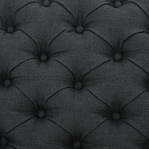 Christopher Knight Home Hikaru Fabric Storage Ottoman, Dark Grey Dimensions: 20.50”D x 51.00”W x 17.00”H