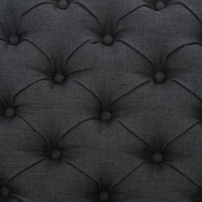 Christopher Knight Home Hikaru Fabric Storage Ottoman, Dark Grey Dimensions: 20.50”D x 51.00”W x 17.00”H