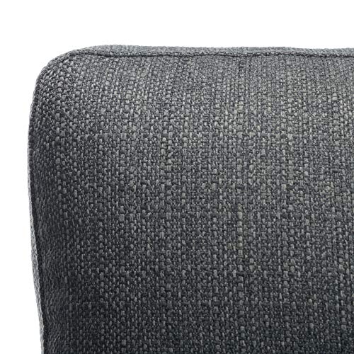 Safavieh Couture Home Gneiss Mid-Century Modern Slate Grey Linen Arm Chair