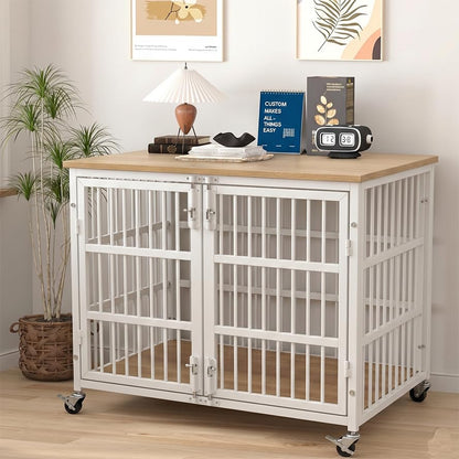 KOKOTANGS 48" Dog Crate Furniture, Heavy Duty Dog Kennel Indoor for Large Dogs, view 3