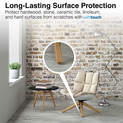 1.5" Round Reusable Felt Furniture Sliders for Hard Surfaces, Noise-Reducing Adhesive Furniture Moving Pads for Beds, Sofas, Dressers, Set of 24, Beige