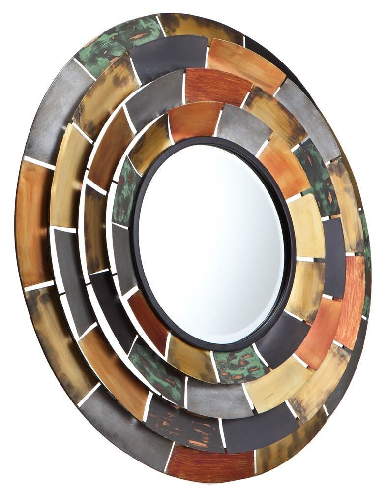 SEI Furniture Baroda Round Decorative Mirror