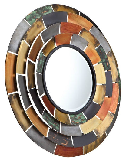 SEI Furniture Baroda Round Decorative Mirror