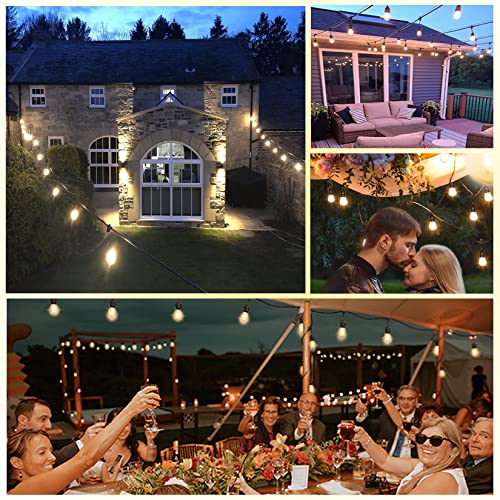 200FT String Lights for Outside LED Patio Lights Outdoor Waterproof with 63, view 8