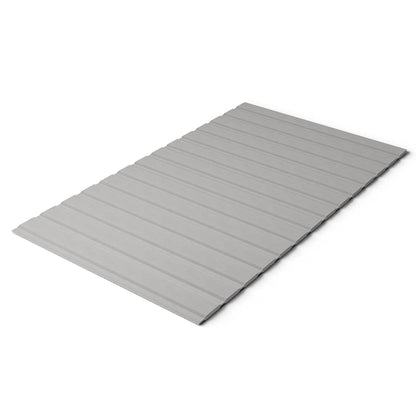 0.75-Inch Standard Mattress Support Wooden Bunkie Board/Slats with Cover, Full, Grey