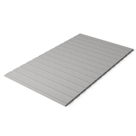 0.75-Inch Standard Mattress Support Wooden Bunkie Board/Slats with Cover, Full, Grey