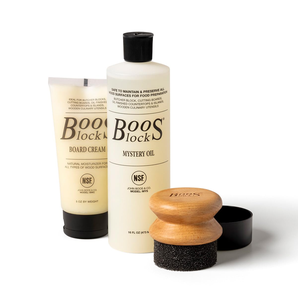 John Boos 3-Piece All-Natural Care & Maintenance Set