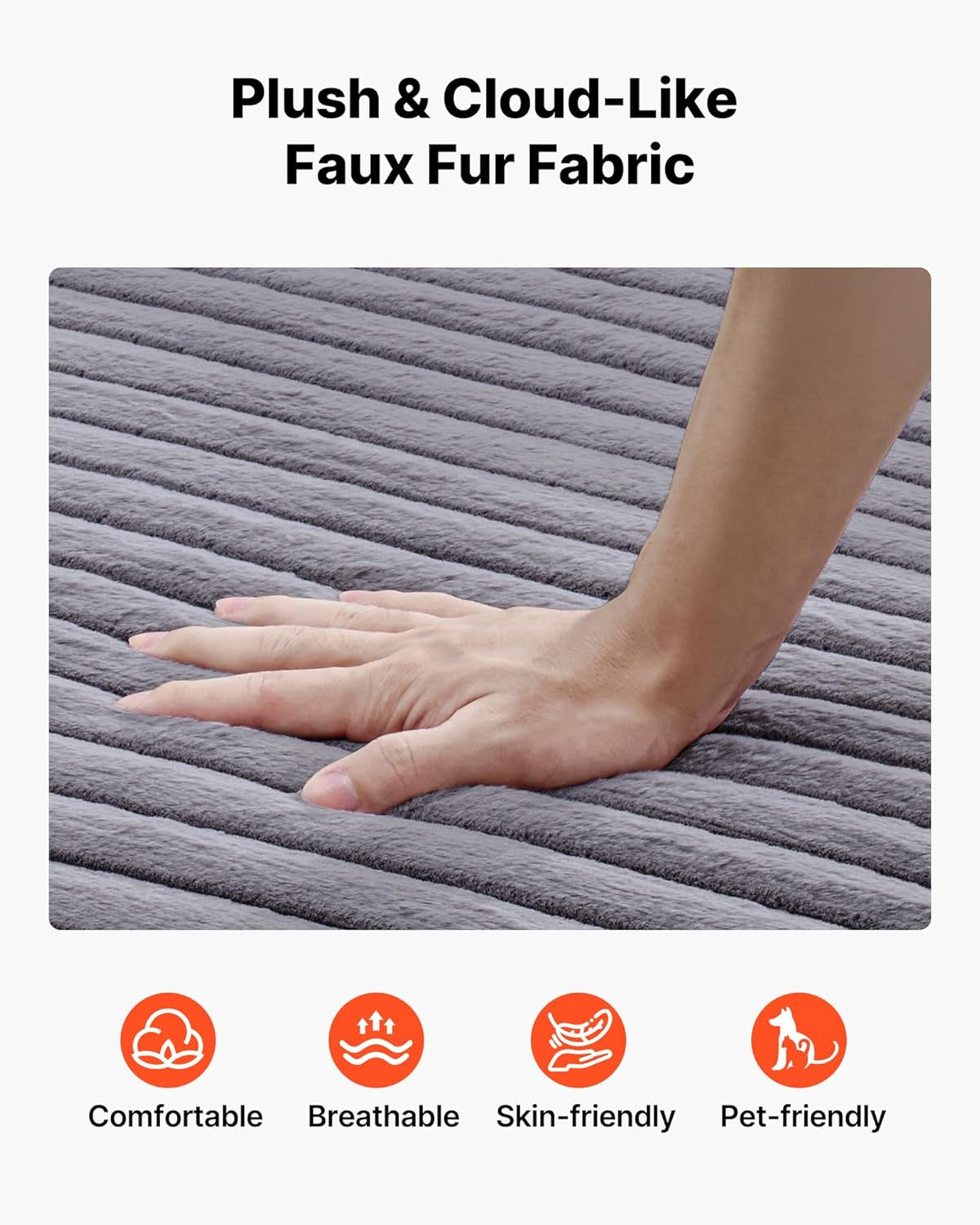 Chaise Lounge Chair, 48 in Boneless Chaise Lounge Indoor, Modern Upholstered Oversized Reading Chair with Throw Pillows & Armrests, Sofa Couch Deep Seat Sleeper for Living Room, Bedroom, Balcony