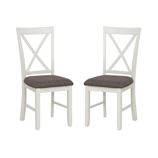 Powell Furniture Jane Side, Antique White Dining Chair