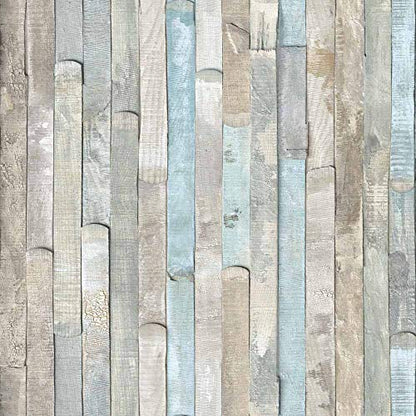 346-0644-4PK Decorative Self-Adhesive Film, Beach Wood, 17" x 78" Roll, 4-Pack