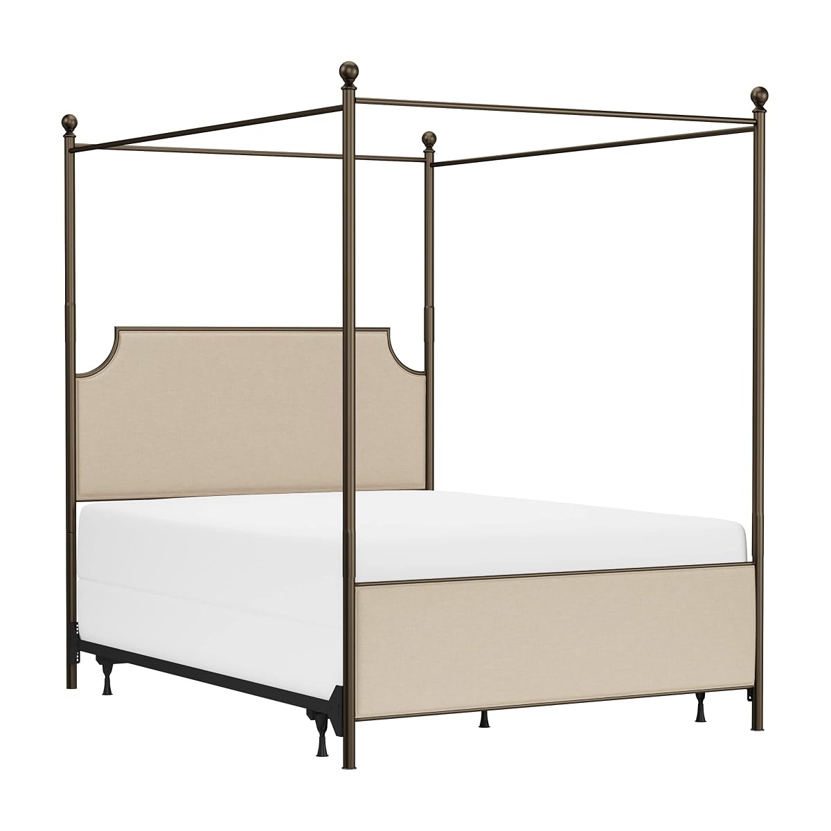 Furniture McArthur Queen Metal and Upholstered Bed