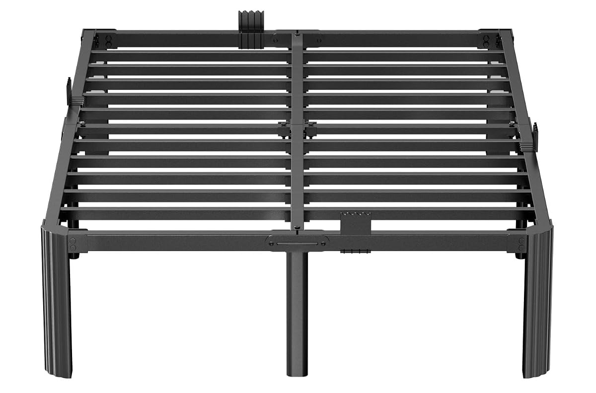Full Size Bed Frame,14 Inch 3500LBS Heavy Duty Metal Platform NoSqueaking