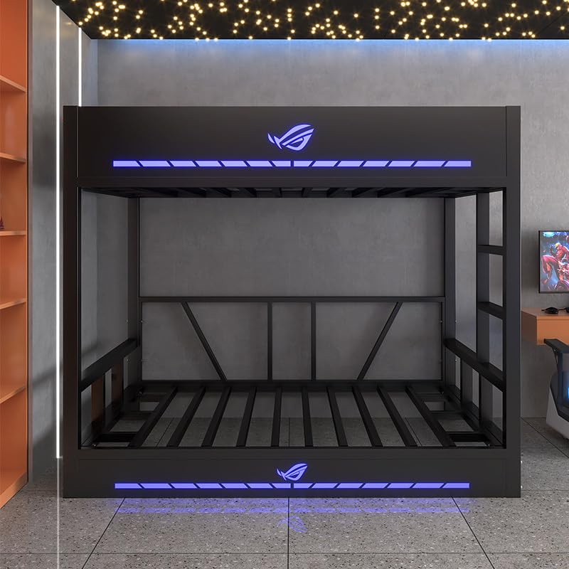 Metal Bunk Bed Frame, Double Deck Bunk Bed,Motel Double Deck Bed