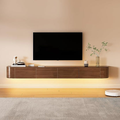 Floating TV Stand, 47-118" Wall Mounted TV Shelf, view 2