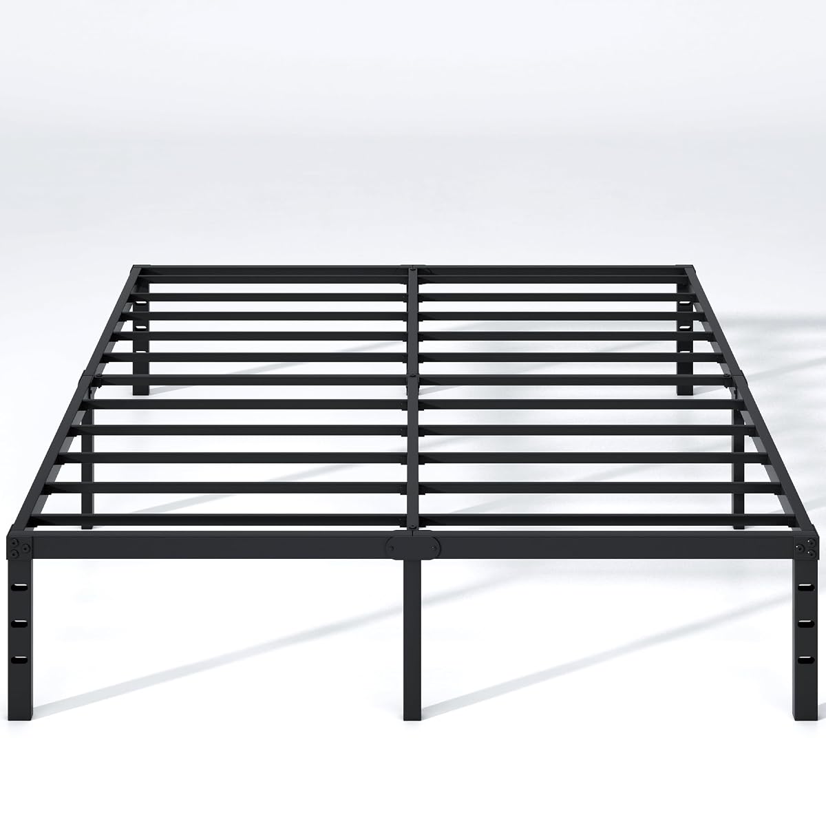 Metal Bed Frame,Queen Size Bed Frame with Storage Space,18 Inch