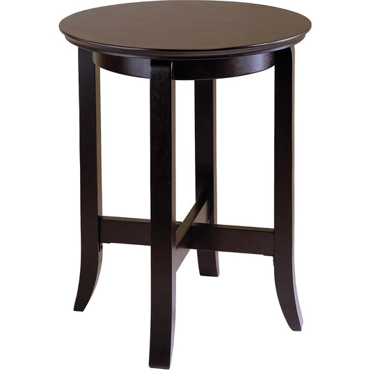 Toby Round End Table, Small Practical and Elegant Round Table for Bedroom, Den, or Living Room, Stylish Furniture Essentials for New Homes, Apartments