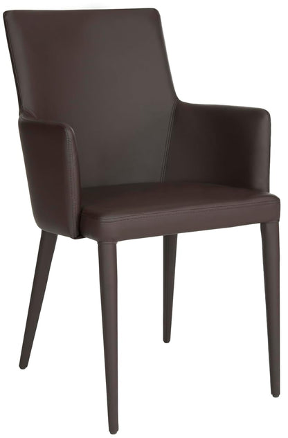 Safavieh Home Collection Summerset Mid-Century Modern Brown Arm Chair