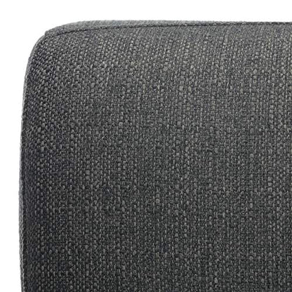 Safavieh Couture Home Opal Mid-Century Slate Grey Linen Tufted Arm Chair