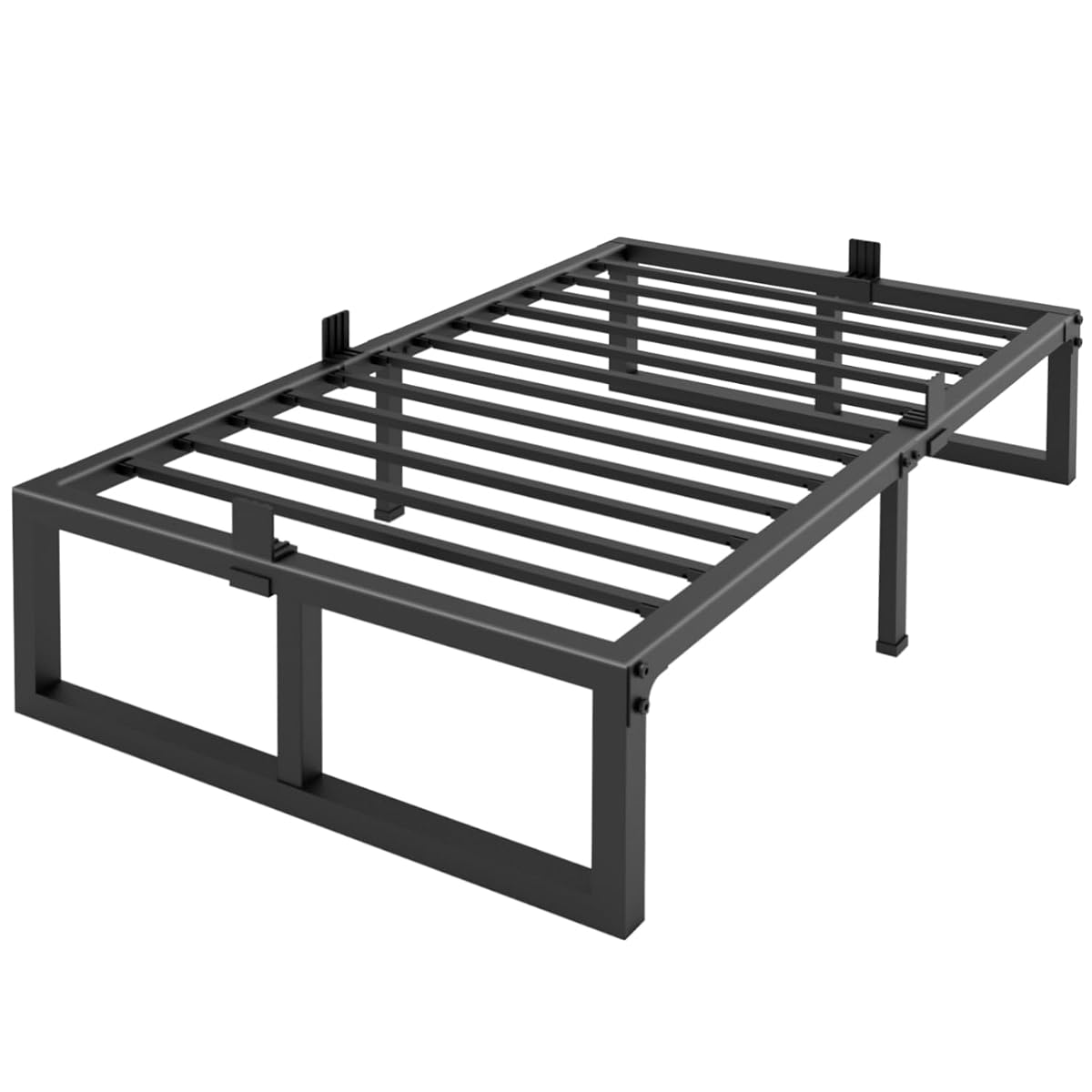 Twin XL Size Bed Frame, 14 Inch Heavy Duty Support 3500 lbs Metal Platform