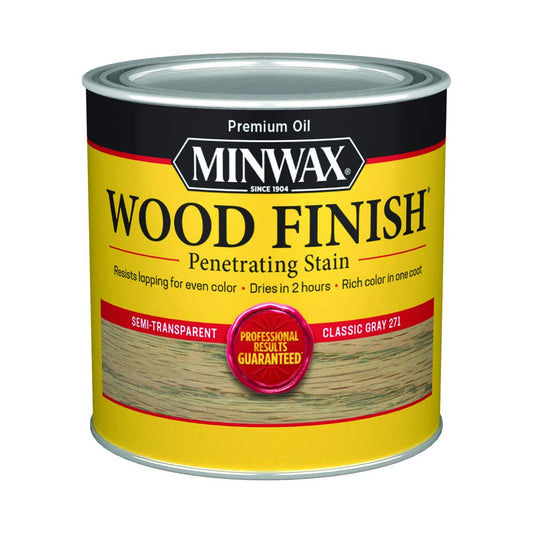 1/2 pt 22761 Classic Gray 271 Wood Finish Oil-Based Wood Stain