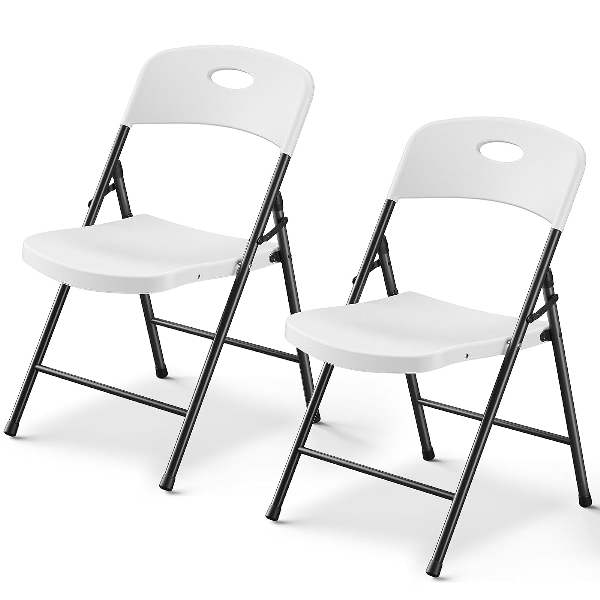 Folding Chairs 2 Pack, Outdoor Folding Chairs for Outside Indoor