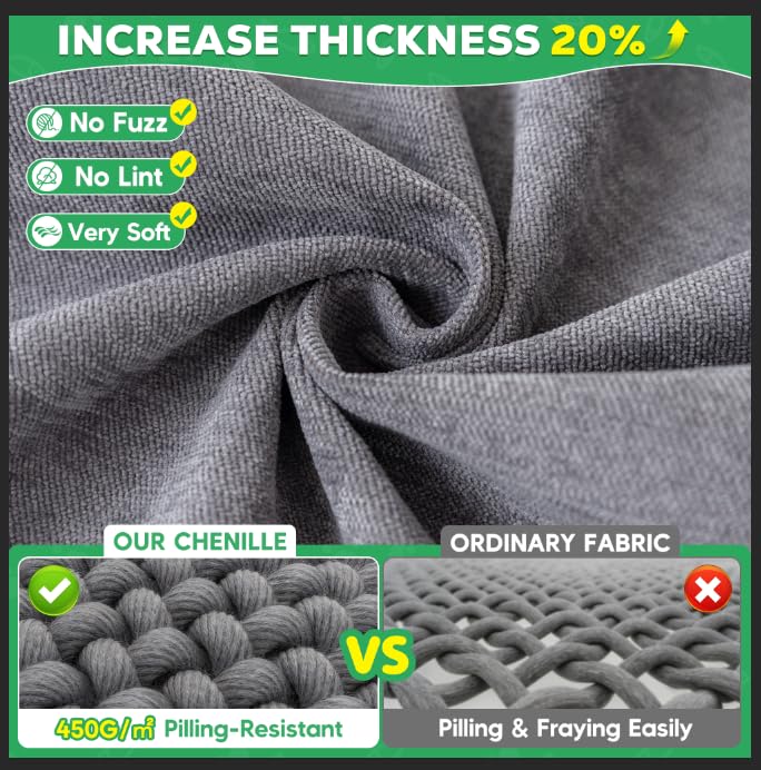 Cat Scratch Furniture Protector - Anti-Slip, Waterproof Sofa Cover to Keep Cats Off, Pet-Friendly Couch Protectors for 3 Cushion Couch, Gray Anti-Scratch Couch Cover for Pets and Kids 134"X71"