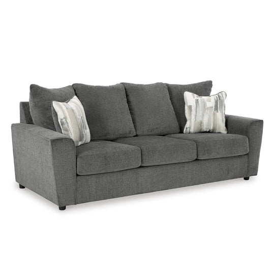 Signature Design by Ashley Stairatt Casual Sofa with Flared Arms, Gray
