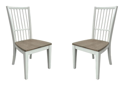Americana Modern Dining Spindle Back Dining Chair Two Pack