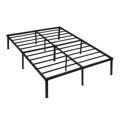 Metal Bed Frame, Non-Foldable Platform Bed, Easy Assembly, Full, 54W x 75L
