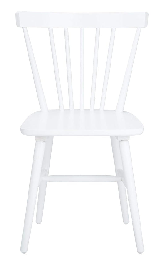 SAFAVIEH Home Collection – Winona Set of 2 White Windsor Farmhouse Dining Chairs, Spindle Back Wood Chairs, Classic Casual Seating (DCH8500B-SET2)