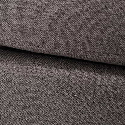 Foot Rest Ottoman Fabric Upholstered Foot Stool Birch Wood Leg Multi Purpose Padded Seat for Living Room Bedroom Office Grey
