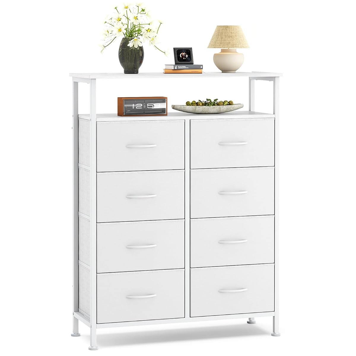 Tall 8 Drawer Dresser for Bedroom, Storage Chest of Drawers Cabinet