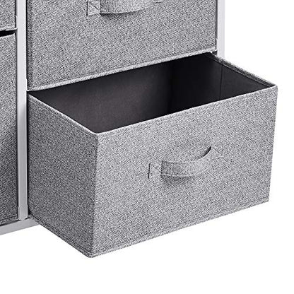 Bedroom Closet Organizer with 5-Fabric Storage Drawers for Clothes Storage, view 5