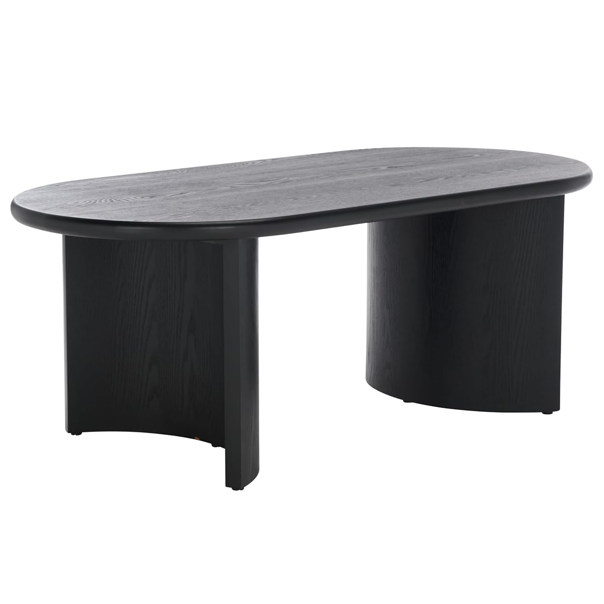 SAFAVIEH Home Collection Osai Black Oval Top Coffee Table (Fully Assembled)