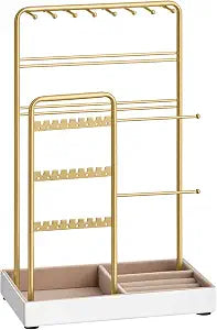 Jewelry Holder, Display Stand, Metal Frame, Velvet Tray, view 2