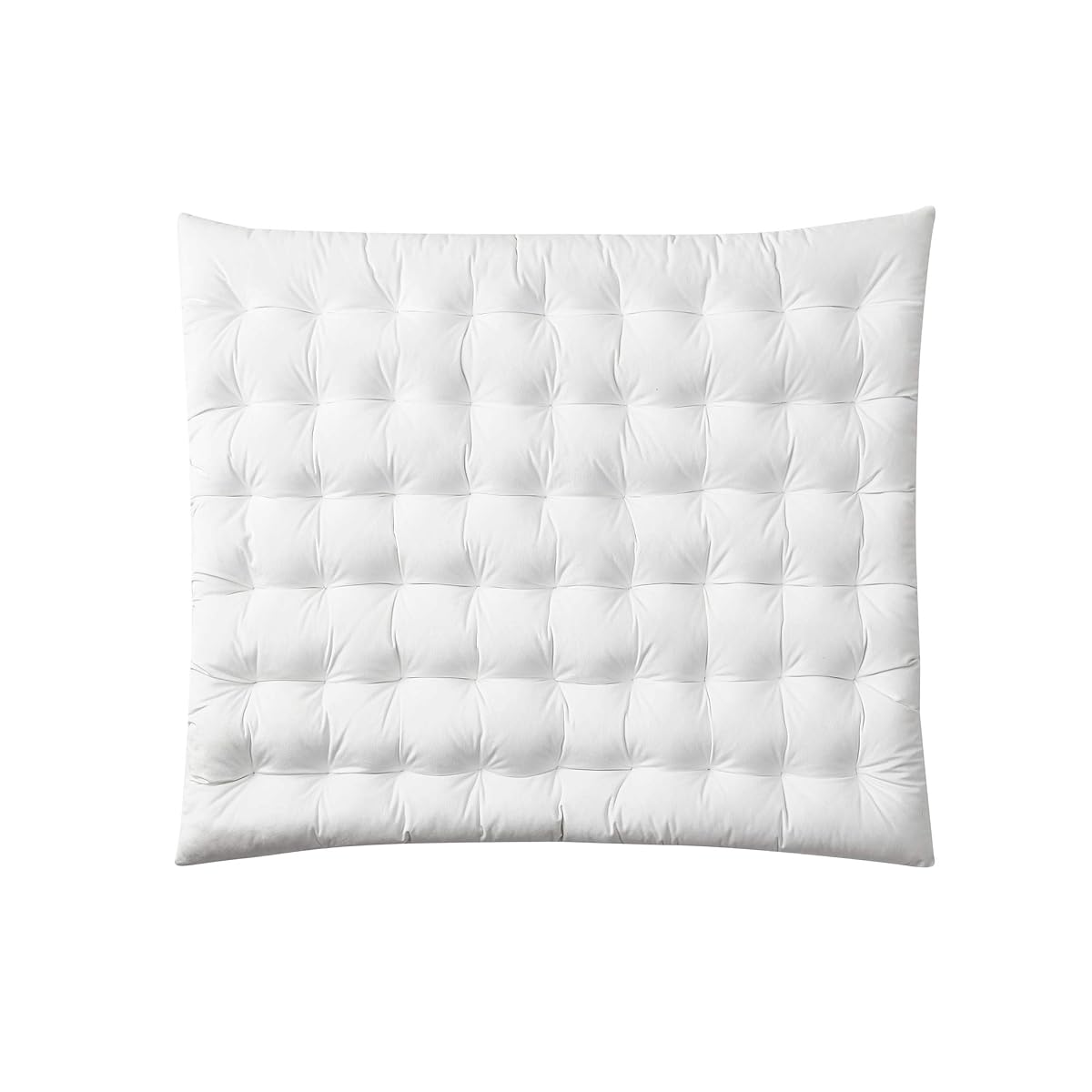 Rainha Cushion Tufted College Headboard - White Velvet