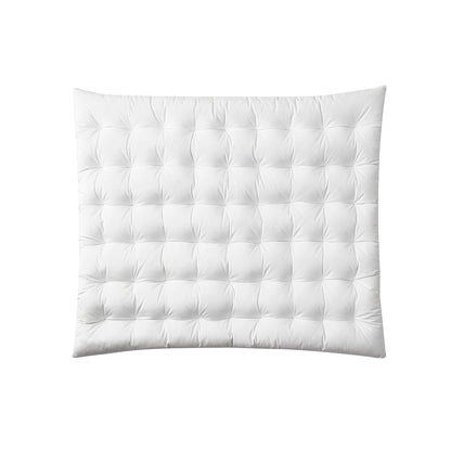 Rainha Cushion Tufted College Headboard - White Velvet