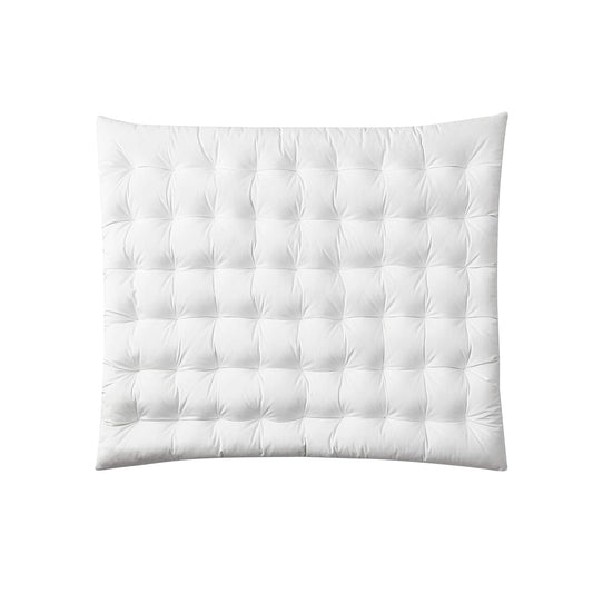 Rainha Cushion Tufted College Headboard - White Velvet
