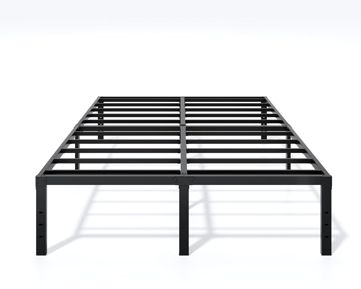 Metal Bed Frame Full Size 16 Inch Platform Bed Frames with Underbed Storage