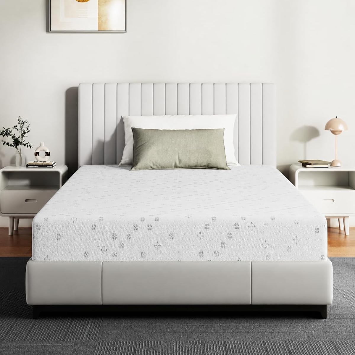 King Size Memory Foam Mattress, Gel Cooling 12 Inch King Mattresses in a Box