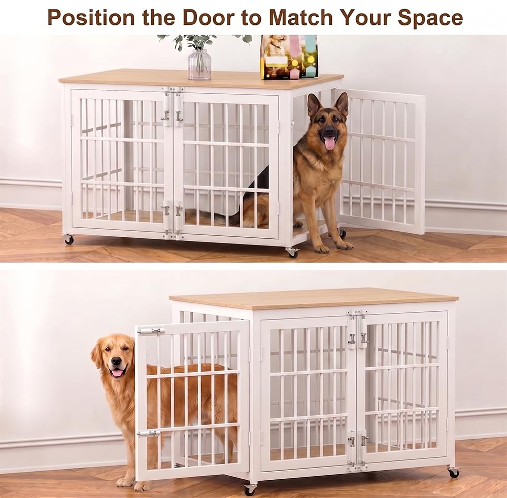 BOLDBONE 42 inch Dog Crate Furniture, view 2