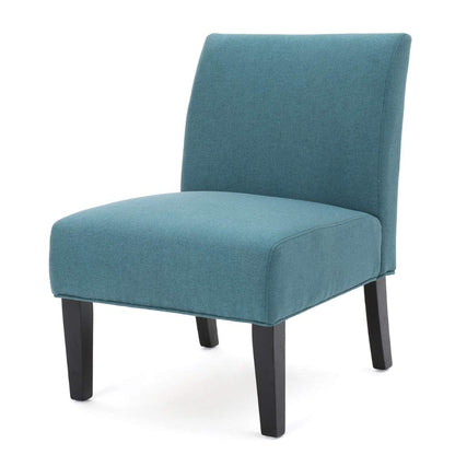 Christopher Knight Home Kassi Fabric Accent Chair, Dark Teal 29. 50”D x 22. 50”W x 32. 00”H