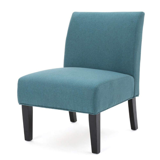 Christopher Knight Home Kassi Fabric Accent Chair, Dark Teal 29. 50”D x 22. 50”W x 32. 00”H