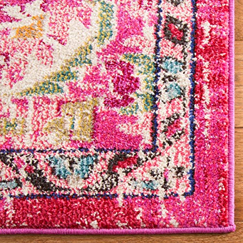 SAFAVIEH Monaco Area Rug 8x10, Large Pink & Multi MNC243D, view 8