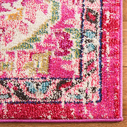 SAFAVIEH Monaco Area Rug 8x10, Large Pink & Multi MNC243D, view 8