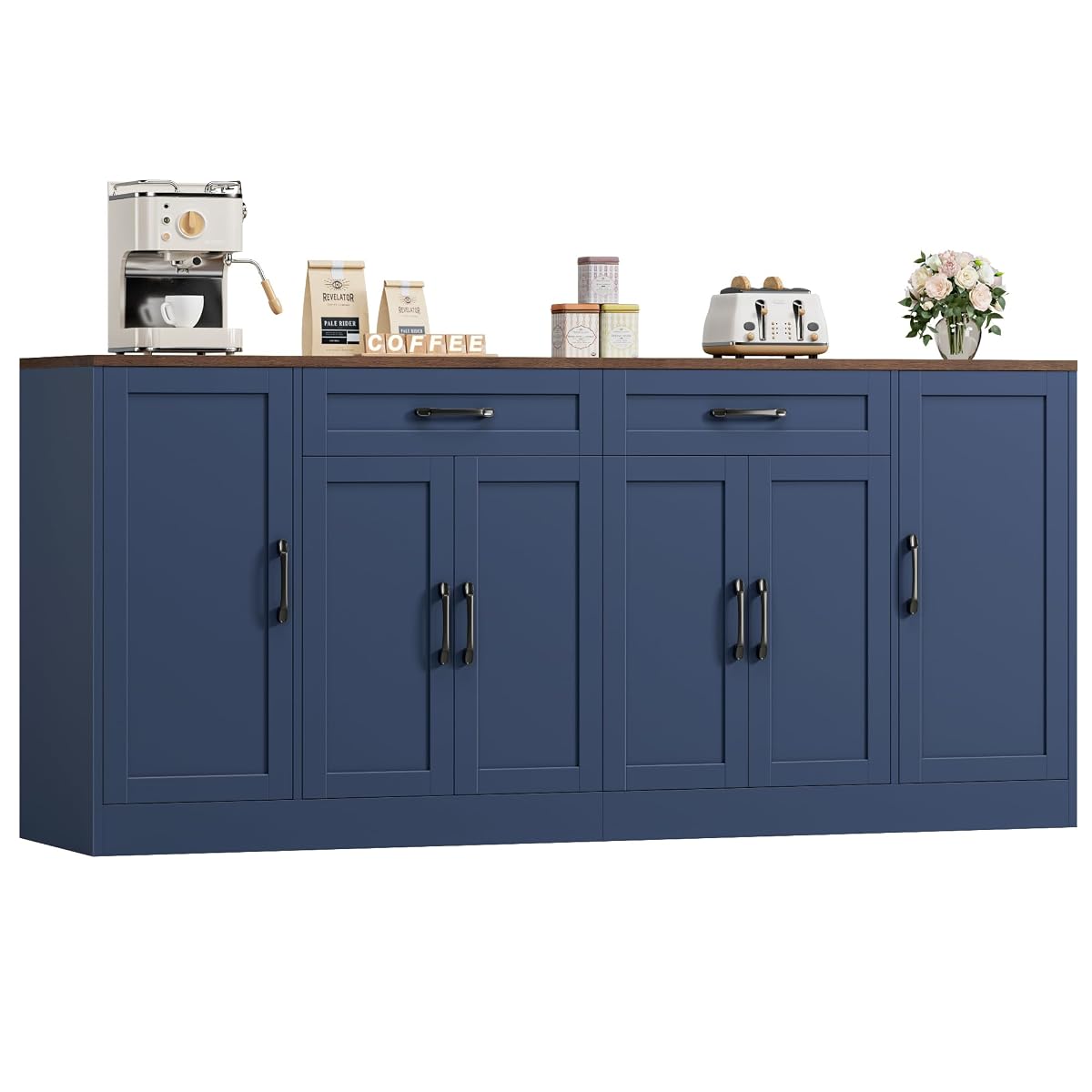 71” Large Buffet Cabinet with Storage, Sideboard Cabinet