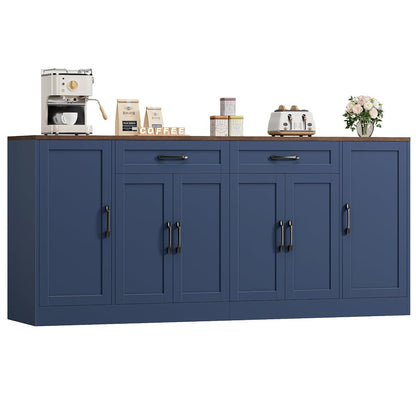 71” Large Buffet Cabinet with Storage, Sideboard Cabinet
