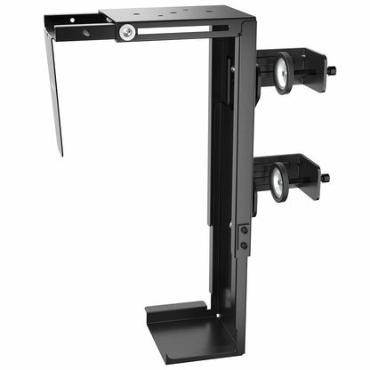 Black Clamp-on Desk Leg PC Mount, MOUNT-PC01C